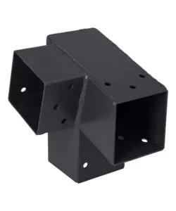 CONNETTORE PLUG-IN PER PALO 7X7 - 3 CONNESSIONI AD ANGOLO DESTRO 75° - ANTRACITE